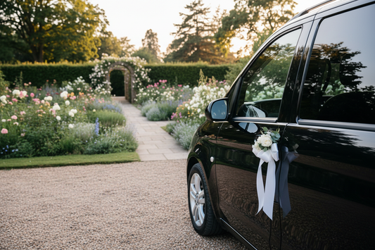 el coche de color negro y la decoracion mas sencilla 